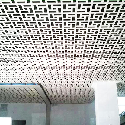 Painel de teto de alumínio curvo